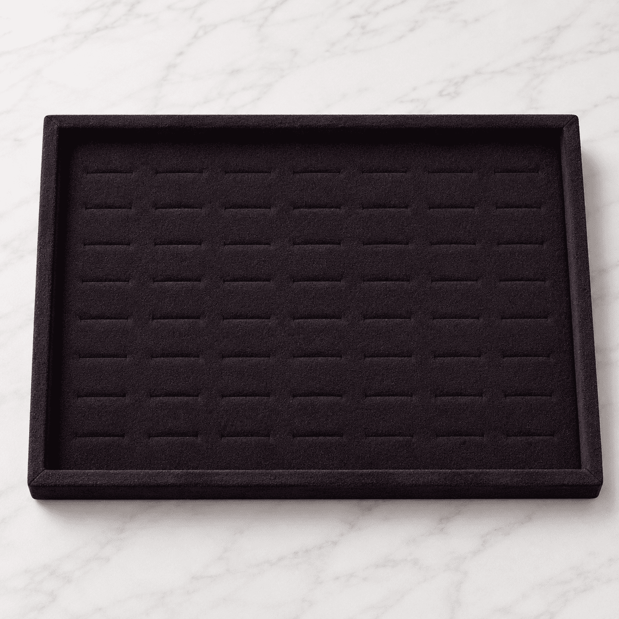 Velvet Ring Display Tray Organizer – Multi Slot Jewelry Ring Holder Tray (size 10*14) - Image 9