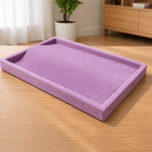 Velvet Chain Display Tray for Jewelry (size 14*10)