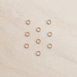 Premium Metal Jump Rings for Jewelry Making (50 grams)