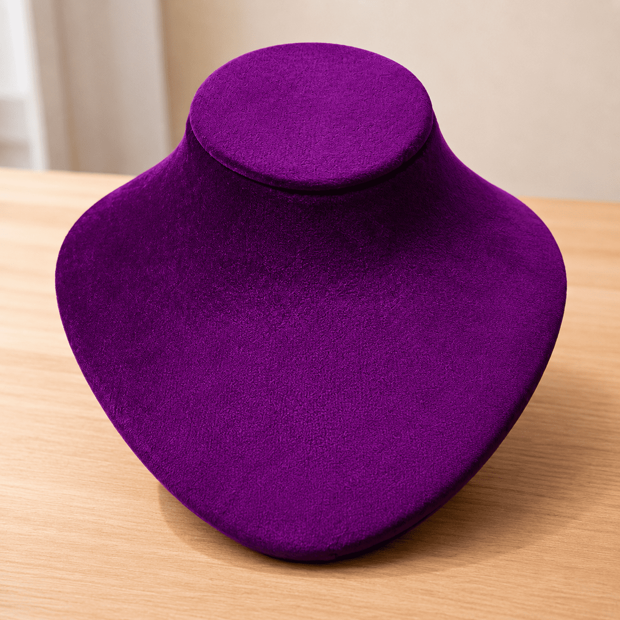 Velvet Necklace Display Bust Stand for Choker display - Image 2