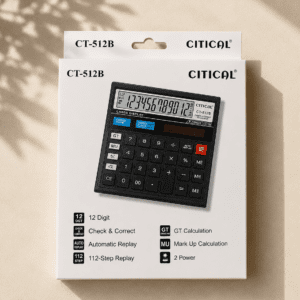 12 Digit Desktop Calculator C1-512B |
Check & Correct Calculator Dua
Power Office Calculator