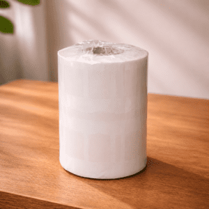 Round Price Sticker Roll - Self Adhesive White Label Stickers
