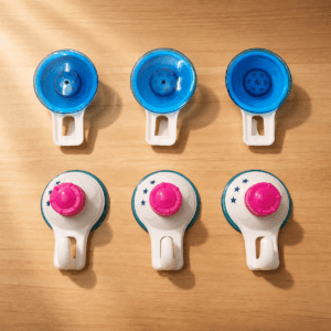 Bulbul Nano Vacuum Suction Hooks – Heavy duty pvc wall hooks ( 12 pcs pack)