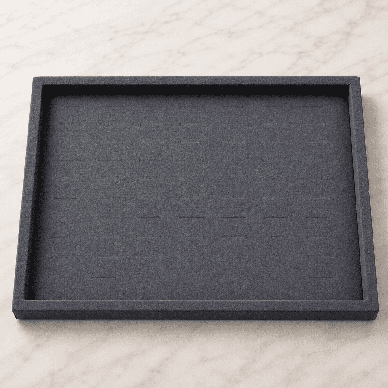 Velvet Ring Display Tray Organizer – Multi Slot Jewelry Ring Holder Tray (size 10*14)