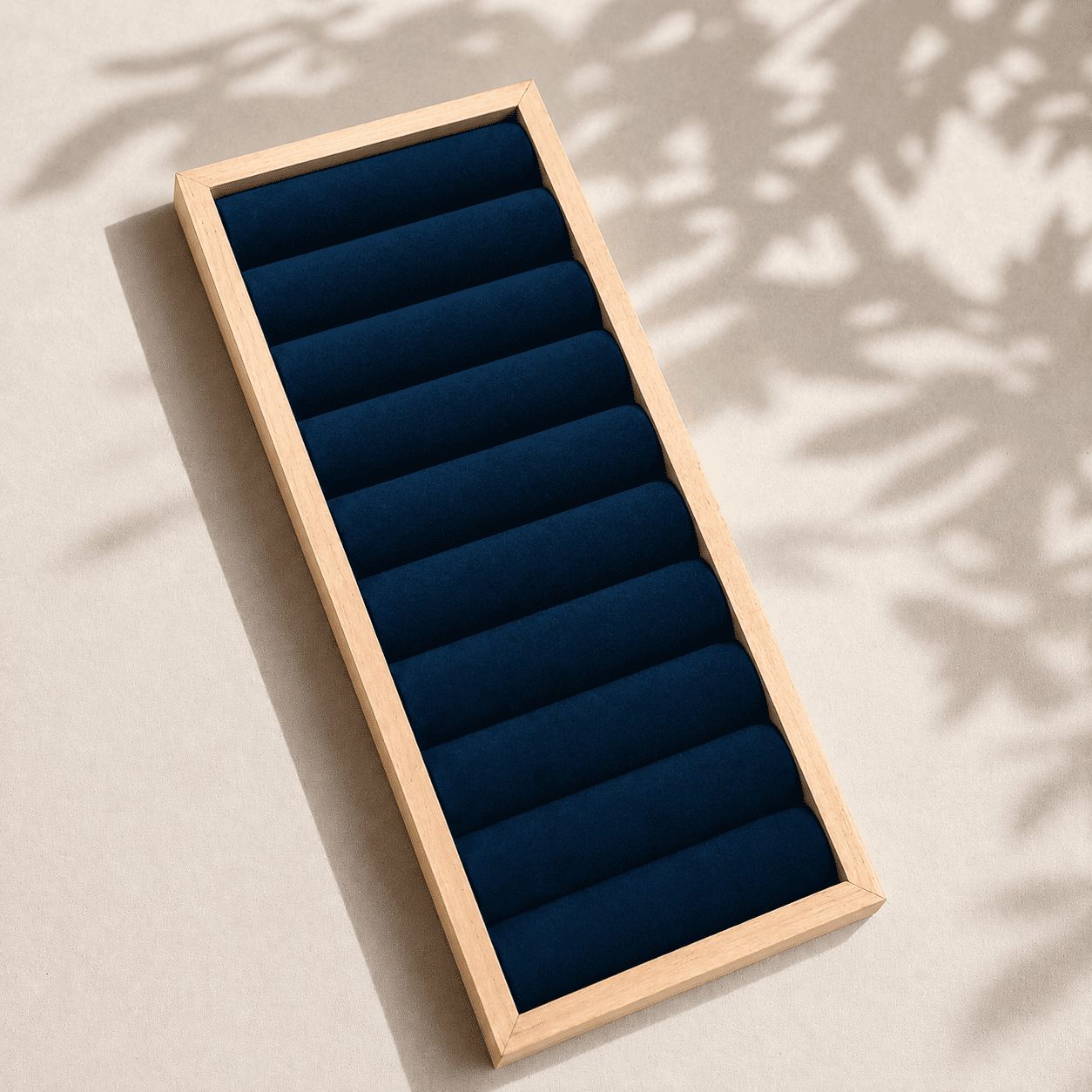 Premium Kada & Bracelet Display
Tray - Wooden Frame Velvet Roll
Organizer (4*11 inch) - Image 6