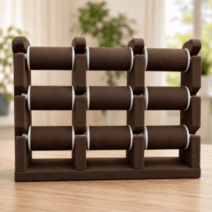 9 roll and 3-Tier Velvet Bangle Display Stand (size 10*12)