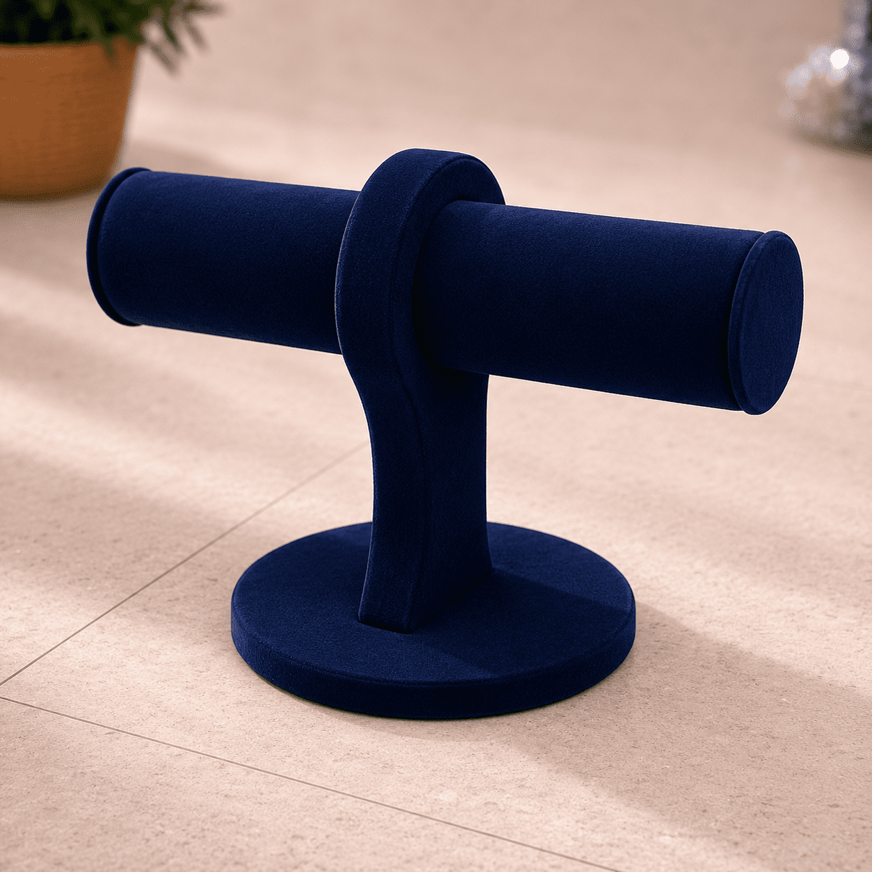 Premium Velvet T-Bar Jewelry Display Stand - Image 4
