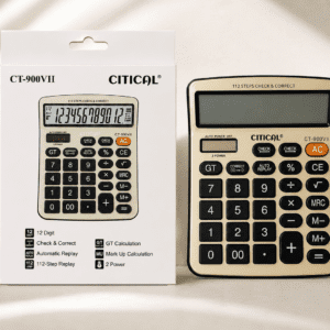 12 Digit Electronic Calculator CT-900VIl| Check & Correct Desktop
Calculator with 112 Step Replay, GT & MU Function