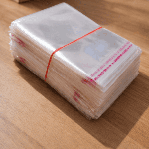 Transparent BOPP Self-Seal Packing Covers 47 Micron - Premium Clear Adhesive Sealing Bags for Jewelry, Packaging & Storage (Pack of 500 PCS)
