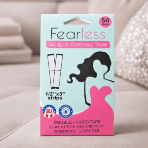 Fearless Body & Clothing Tape – Double-Sided fashion tape strips(50 pack)
