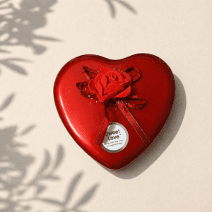 Heart Shape Gift Box with Ribbon
Bow and roses