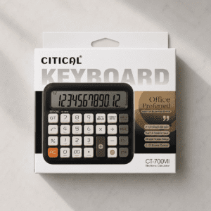 CITICAL CT-700VII 12 Digit Electronic Calculator | Big Display Desktop
Calculator with GT Calculation & Auto
Replay