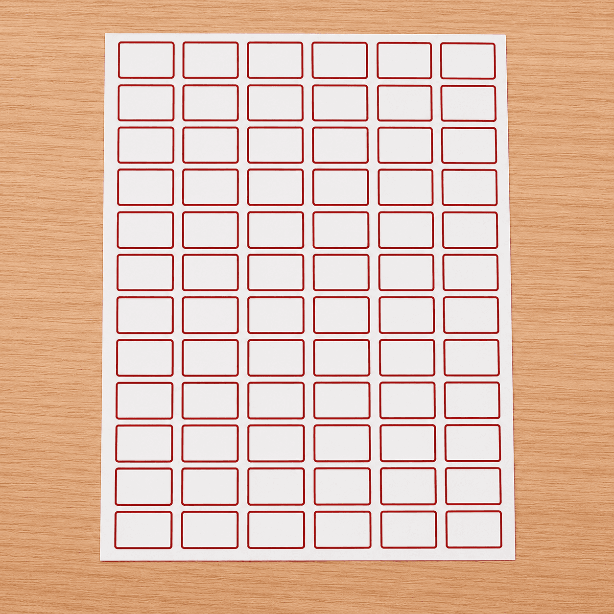 Premium Blank Self-Adhesive Rectangle Sticker Sheet (2000 stickers) - Image 3