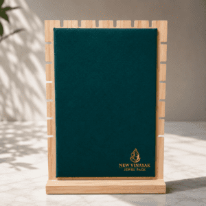 Premium Wooden Chain & Bracelet Display Stand with
Velvet Pad (10 inch)