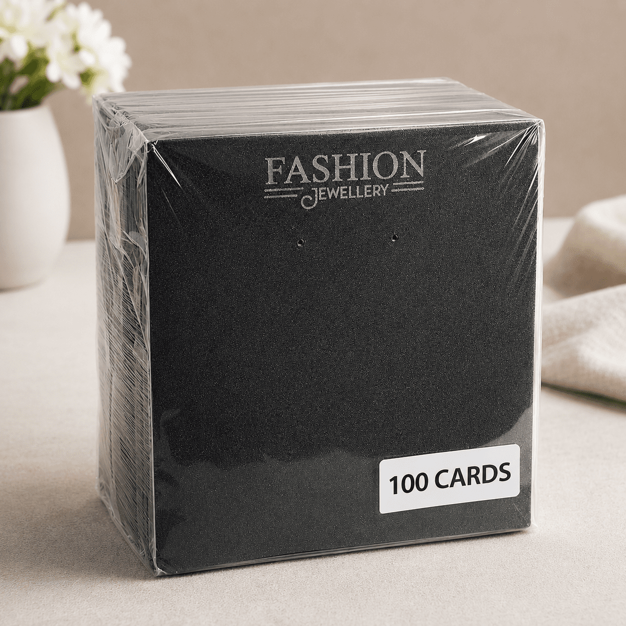 Fashion Jewellery Display Cards for Necklace & Earrings - Pack of 100 (inch 4.5*6)