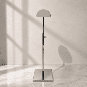 Stainless Steel Adjustable Height Handbag Display Stand (minimum height 15 inch, maximum height 24 inch)